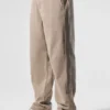 Pantalon droit en suédine Edition - Gravel