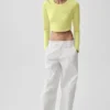 Pantalon droit High Road - Blanc