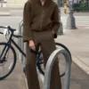 Pantalon droit High Road - Espresso