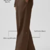 Pantalon droit High Road - Espresso