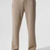Pantalon droit à motif gaufré Elevate - Gravel