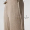Pantalon droit à motif gaufré Elevate - Gravel
