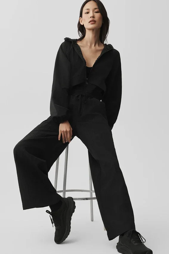 Pantalon droit Ripstop Electric - Noir