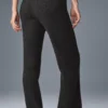 Pantalon en cachemire High-Waist et motif gaufré moelleux - Gris chiné foncé
