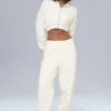 Pantalon en polaire « Wintry Mix » – Ivoire