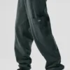 Pantalon en polaire « Wintry Mix » - Vert anthracite