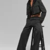 Pantalon à fines rayures Daylight (long) - Noir/Titane