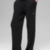 Pantalon High-Waist large Snuggle Up Sweater - Noir