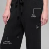 Pantalon High-Waist large Snuggle Up Sweater - Noir