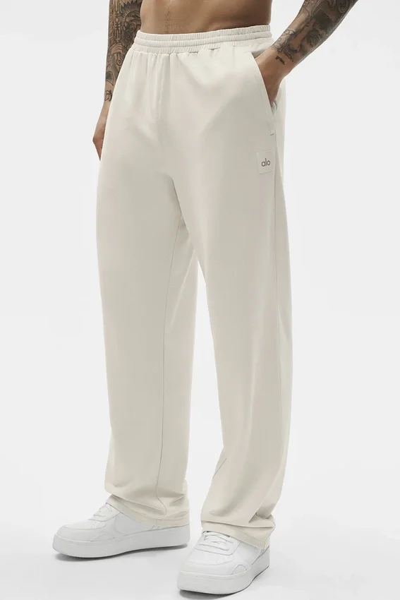 Pantalon à jambes droites Double Take - Bone