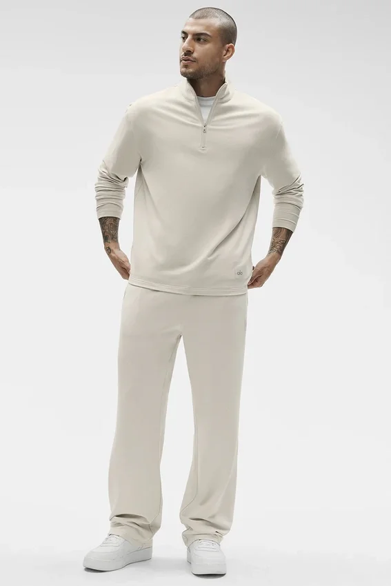 Pantalon à jambes droites Double Take - Bone