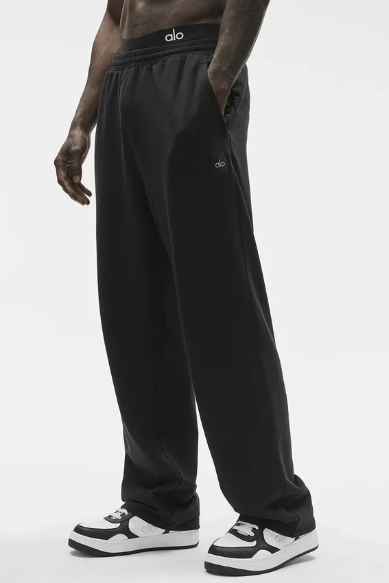 Pantalon à jambes droites Double Take – Noir