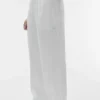 Pantalon à jambes droites Linen Days - Blanc
