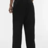 Pantalon à jambes droites Linen Days - Noir