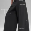 Pantalon à jambes larges Main Act - Noir