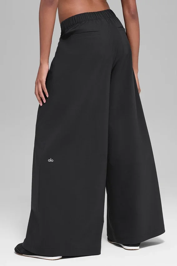 Pantalon à jambes larges Main Act - Noir