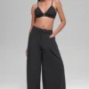 Pantalon à jambes larges Main Act - Noir