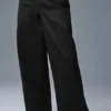 Pantalon à jambes larges Wanderlust - Noir