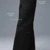 Pantalon à jambes larges Wanderlust - Noir