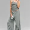 Pantalon large Breezy (coupe classique) - Gris lunaire