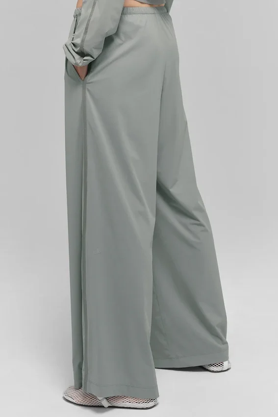 Pantalon large Breezy (coupe classique) - Gris lunaire