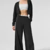 Pantalon large Breezy (long) - Noir