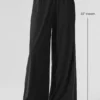 Pantalon large Breezy (long) - Noir
