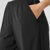 Pantalon large Breezy (long) - Noir