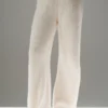 Pantalon large en cachemire Winter Magic - Ivoire