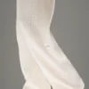 Pantalon large en cachemire Winter Magic - Ivoire