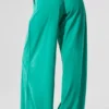 Pantalon large et aéré (long) - Vert sapin