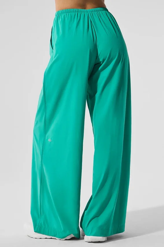Pantalon large et aéré (long) - Vert sapin