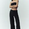 Pantalon large Nightcap en mélange de laine - Noir