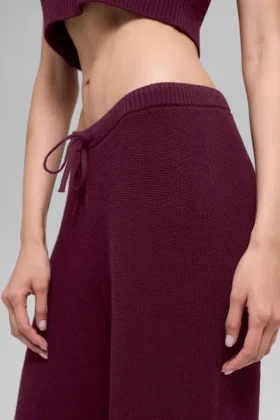 Pantalon-pull Supernatural – Bordeaux