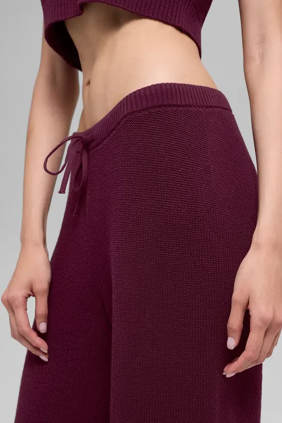 Pantalon-pull Supernatural – Bordeaux
