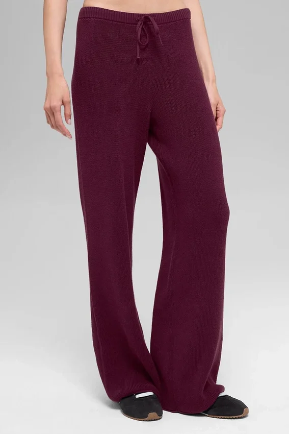 Pantalon-pull Supernatural – Bordeaux