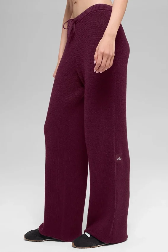 Pantalon-pull Supernatural – Bordeaux