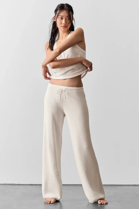 Pantalon-pull Supernatural - Ivoire