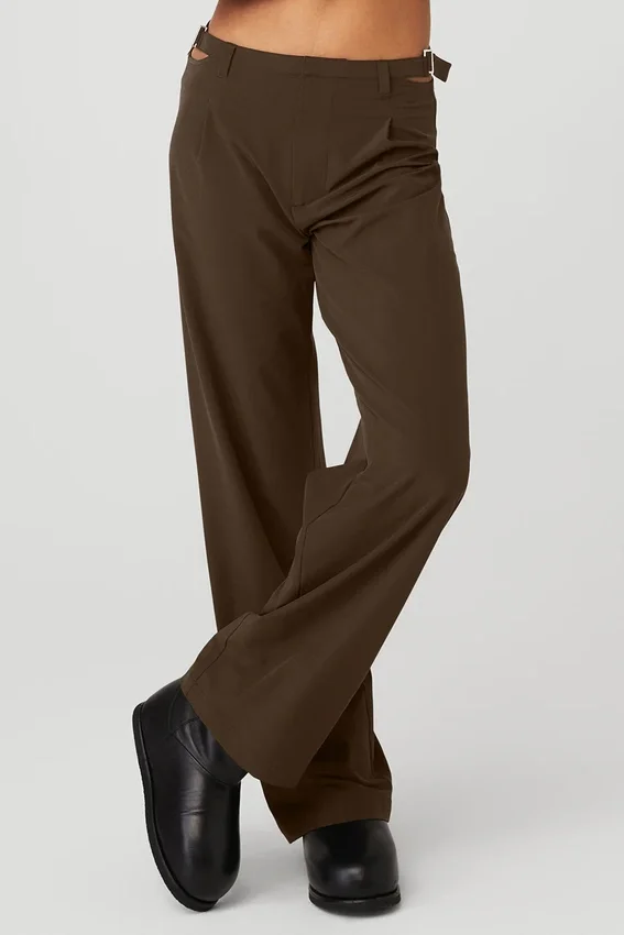 Pantalon Showdown à taille mi-haute - Espresso