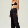 Pantalon Silk Luminous (coupe classique) – Noir