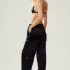 Pantalon Silk Luminous (coupe classique) – Noir