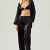Pantalon Silk Luminous (coupe classique) – Noir