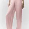 Pantalon Silk Luminous (coupe classique) - Rose champagne