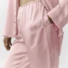 Pantalon Silk Luminous (coupe classique) - Rose champagne