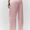 Pantalon Silk Luminous (coupe classique) - Rose champagne