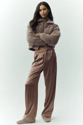 Pantalon Silk Luminous (long) - Alpine Cocoa