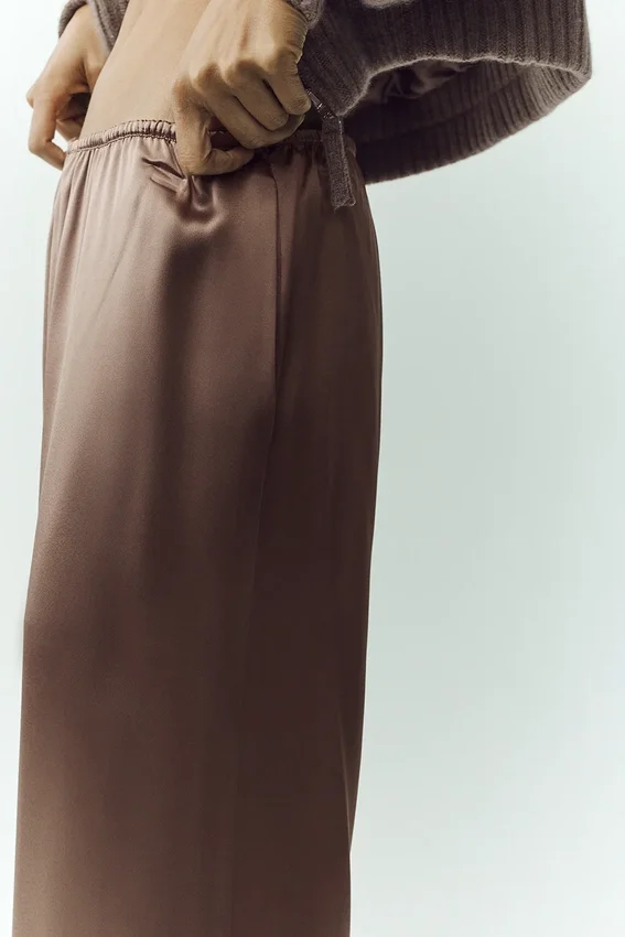 Pantalon Silk Luminous (long) - Alpine Cocoa