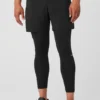Pantalon Stability 2-en-1 - Noir/Noir