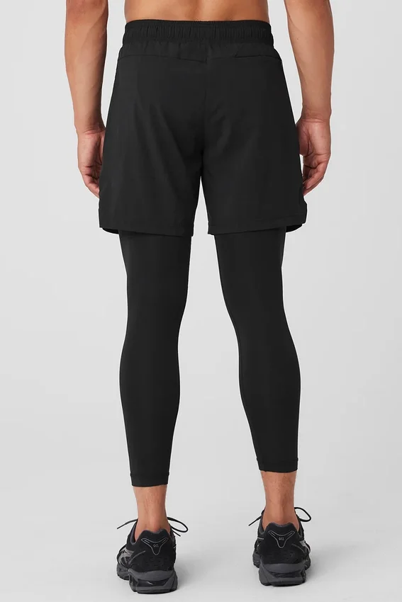 Pantalon Stability 2-en-1 - Noir/Noir
