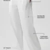 Pantalon Suit up (coupe classique) - Blanc/Noir